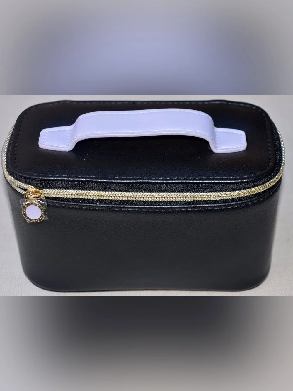 Bvlgari x Emirates Black Travel Cosmetic Makeup Case Toiletry Bag